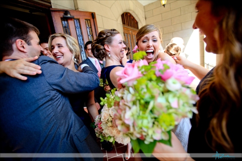 Brides excitement
